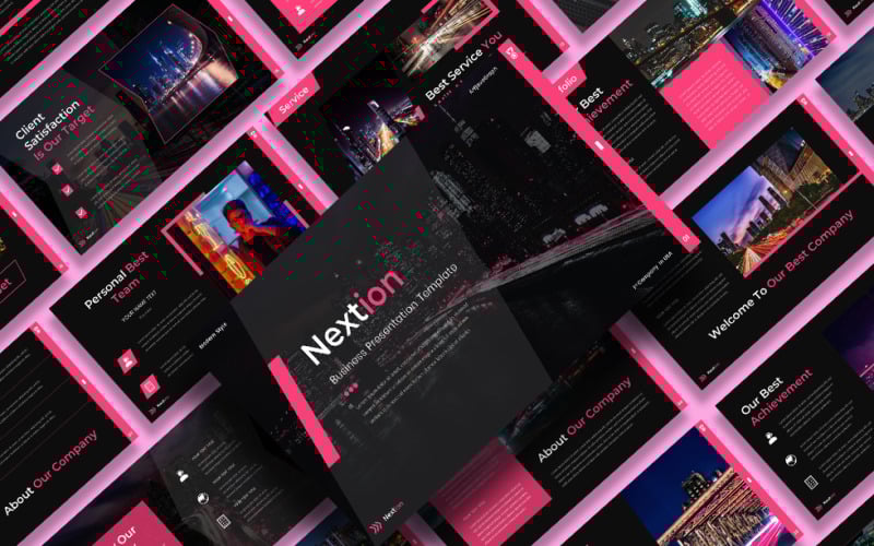 nextion business powerpoint template original