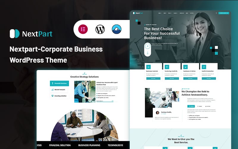 nextpart corporate wordpress theme original
