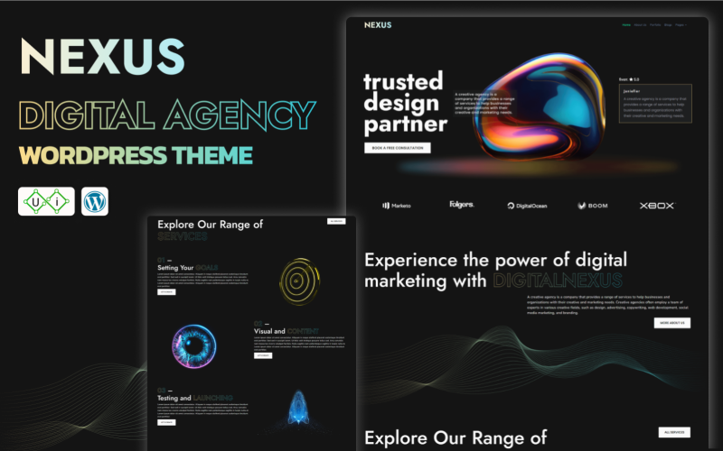 nexus digital agency and it solution wordpress theme original