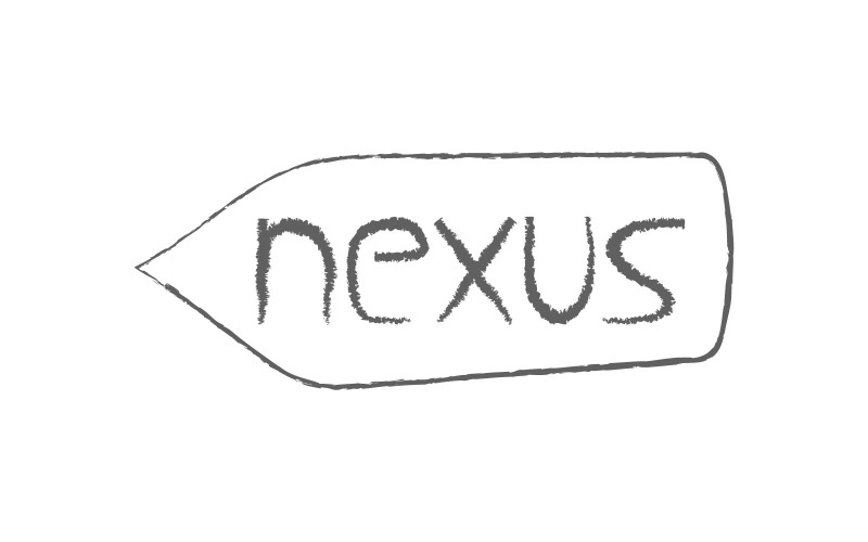 nexus logo typography template original