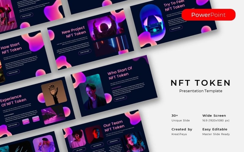 nft token business powerpoint template original