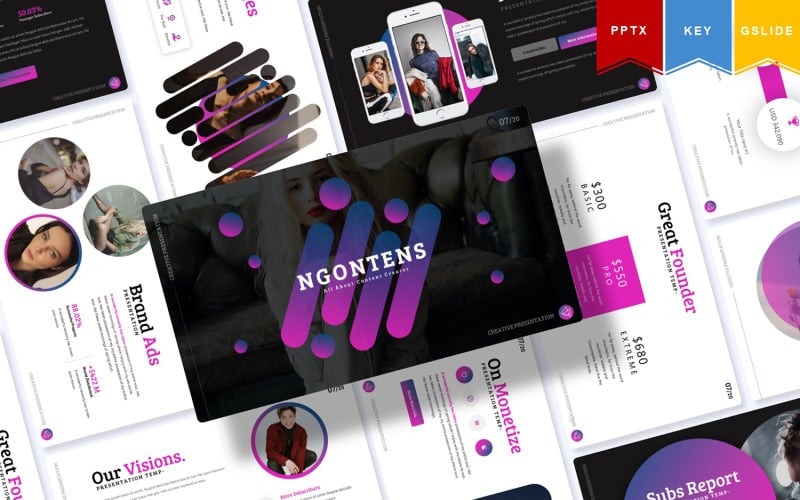 ngontens powerpoint template original