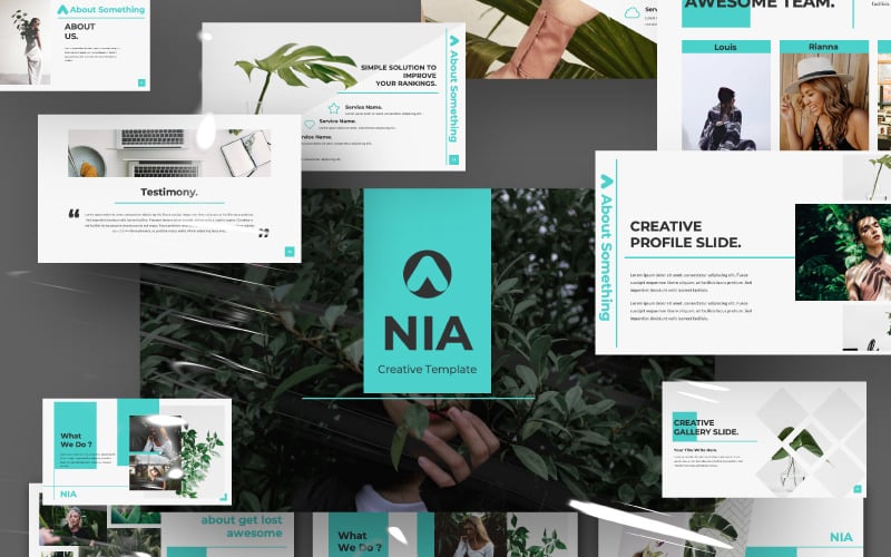 nia pitch deck presentation powerpoint template original