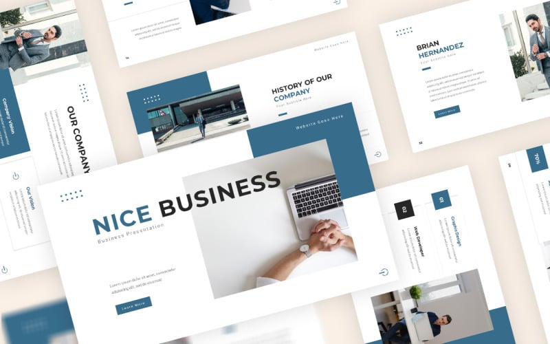 nice business powerpoint template original