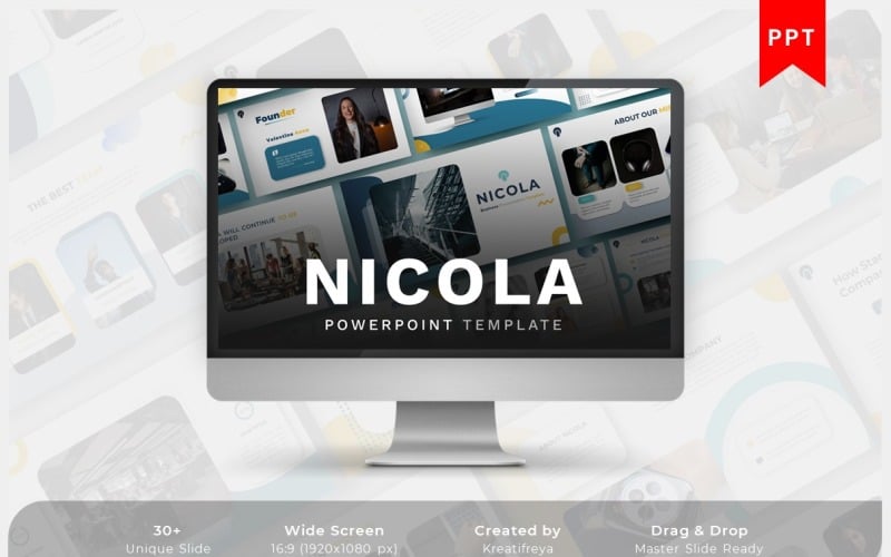 nicola creative business powerpoint template original