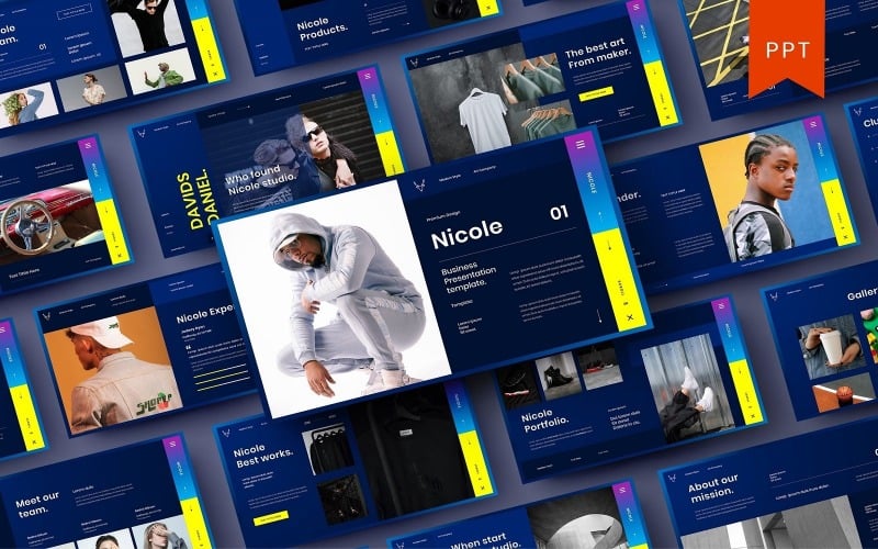 nicole business powerpoint template original