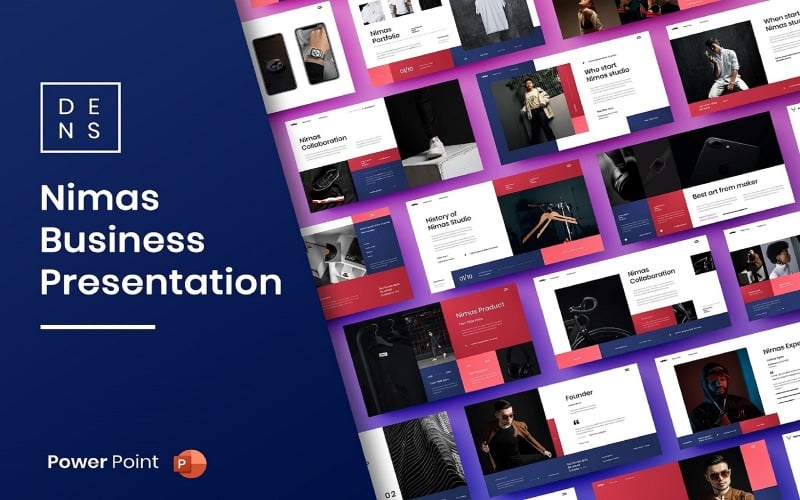 nimas business powerpoint template original