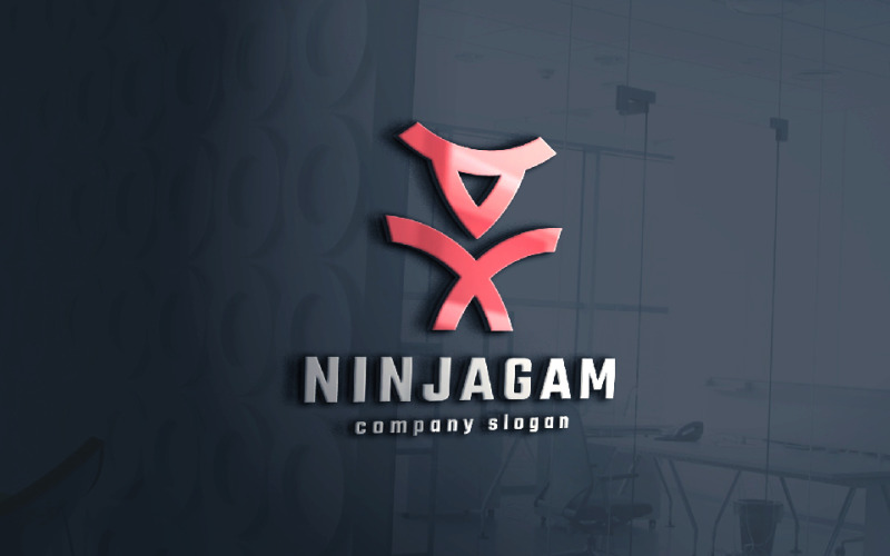 ninja gamer logo pro template original
