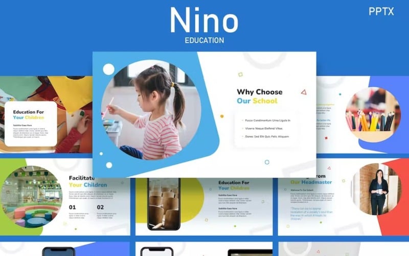 nino kids education and course powerpoint original