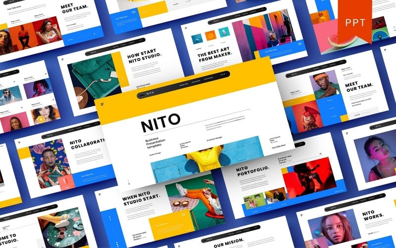 nito business powerpoint template original