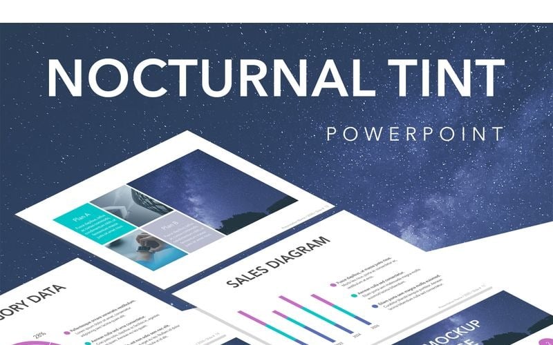 nocturnal tint powerpoint template original