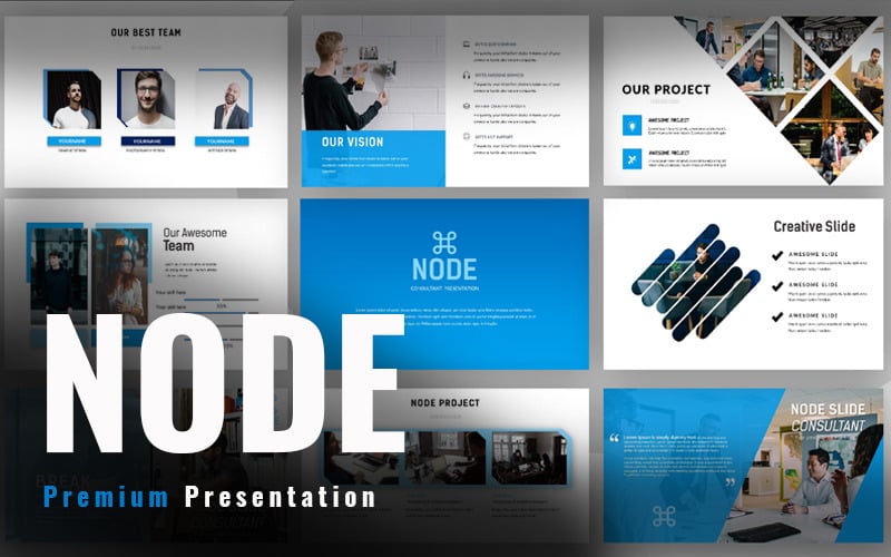 node consultant powerpoint template original
