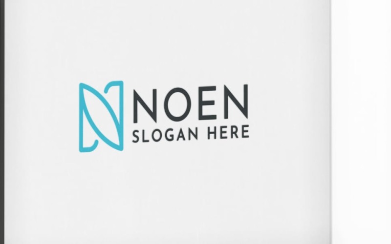 noen letter n professional logo original