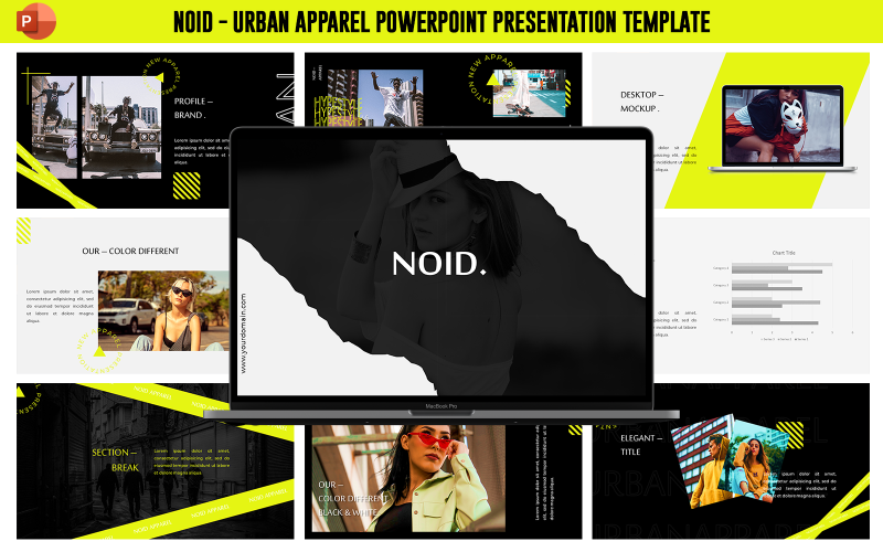 noid urban apparel presentation template original