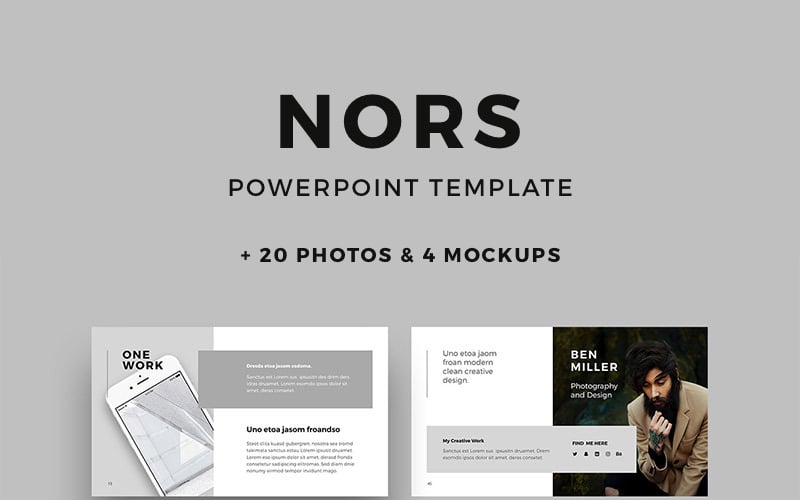 nors big bonus powerpoint template original