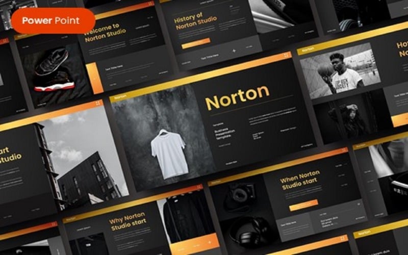 norton business powerpoint template original