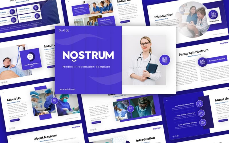 nostrum medical multipurpose powerpoint presentation template original