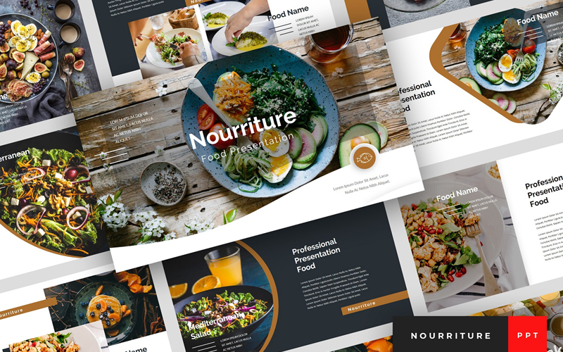 nourriture food beverages presentation powerpoint template original