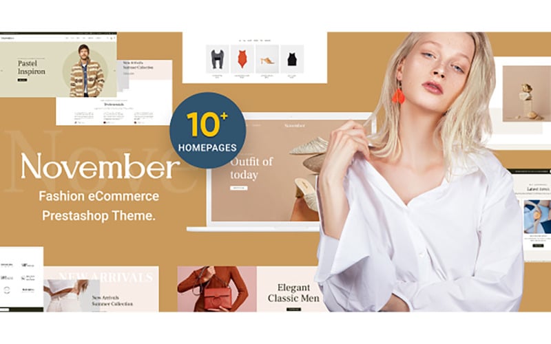 november fashion prestasop template original