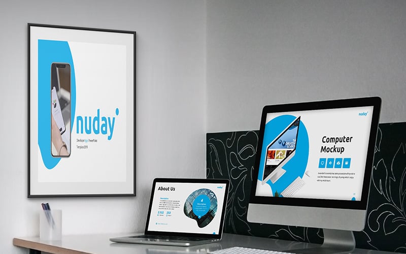 nuday developer powerpoint template original