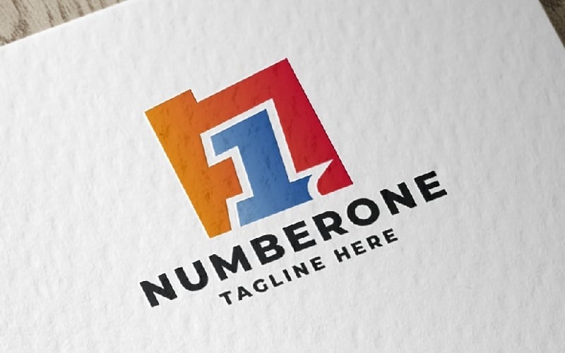 number one pro logo template original