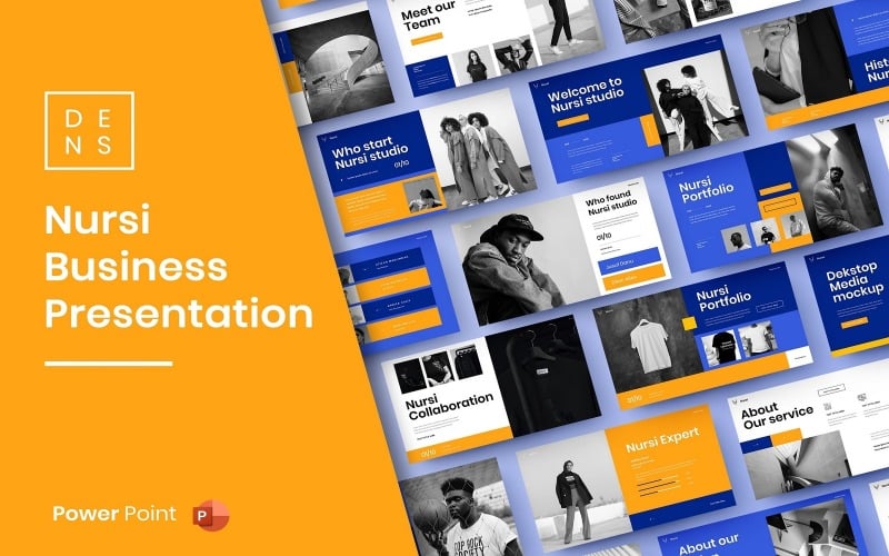 nursi business powerpoint template original