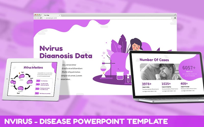nvirus disease powerpoint template original