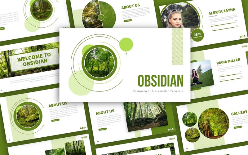 obsidian environment powerpoint presentation template original