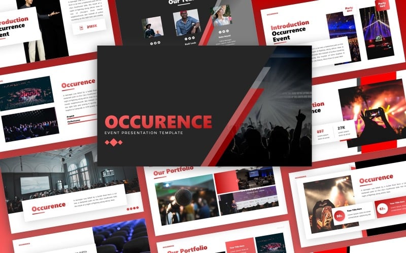 occurence event multipurpose powerpoint template original