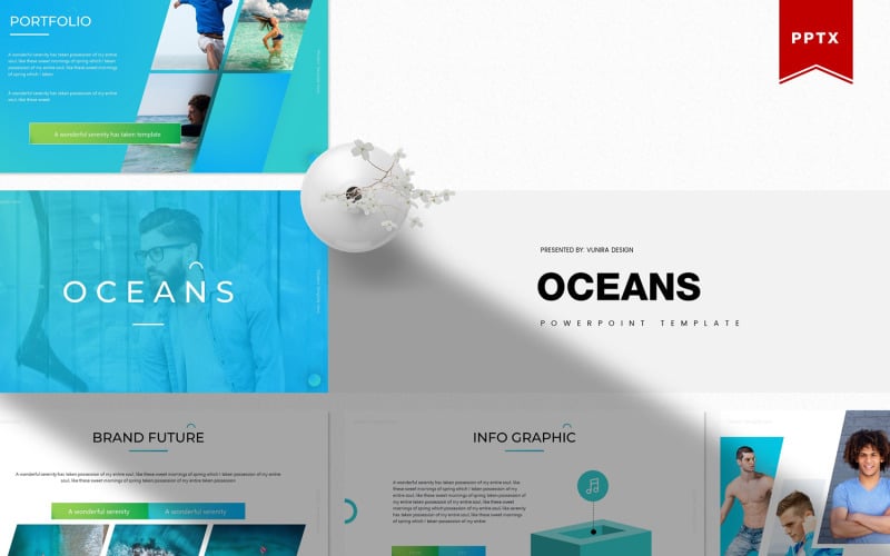 oceans powerpoint template original