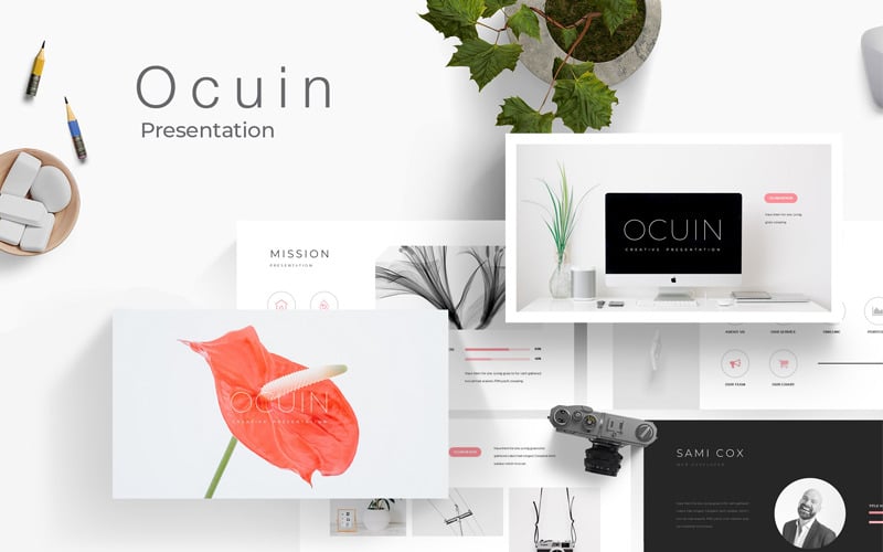 ocuin presentation powerpoint template original