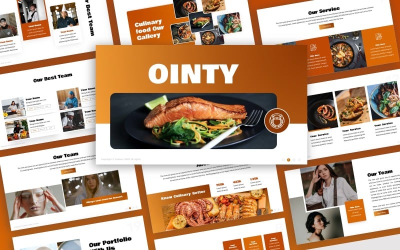 ointy culinary multipurpose powerpoint template original