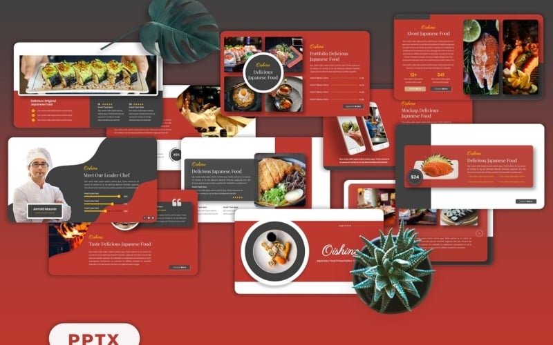 oishine japanese food powerpoint original