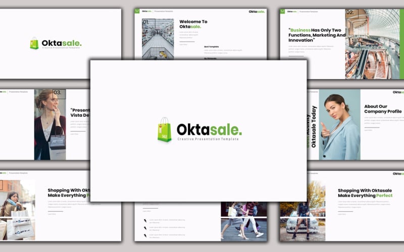 oktasale modern business powerpoint original