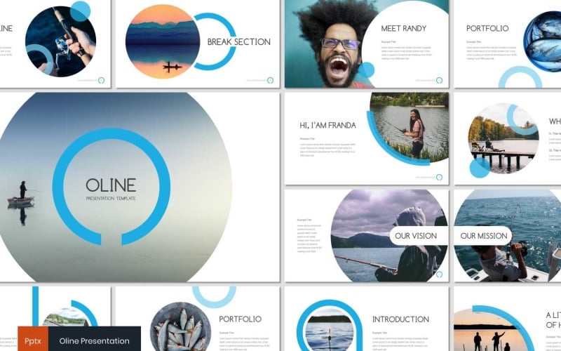 oline powerpoint template original