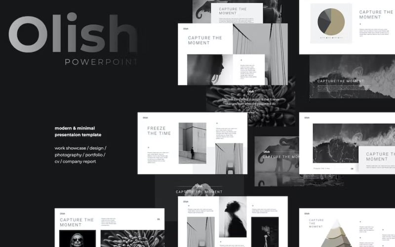 olish elegant amp minimal powerpoint template original