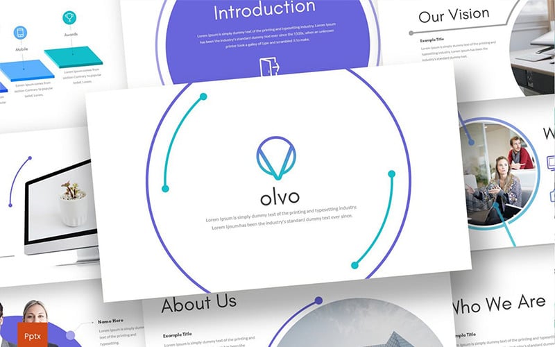 olvo powerpoint template original