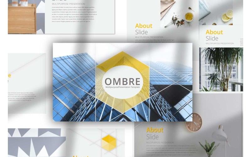 ombre powerpoint presentation template original