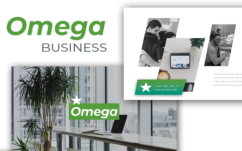 omega business powerpoint template original
