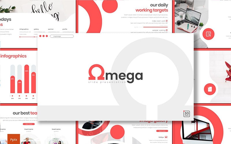 omega powerpoint template original