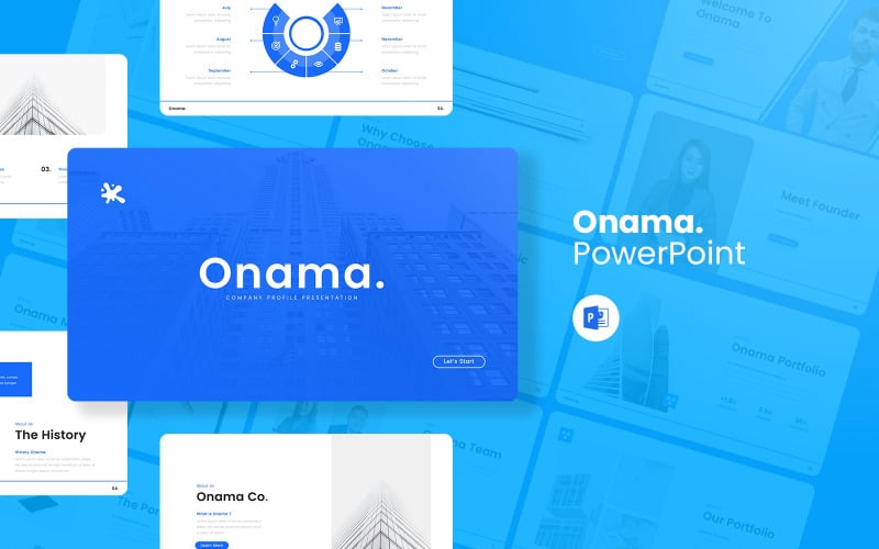 onama company profile powerpoint template original