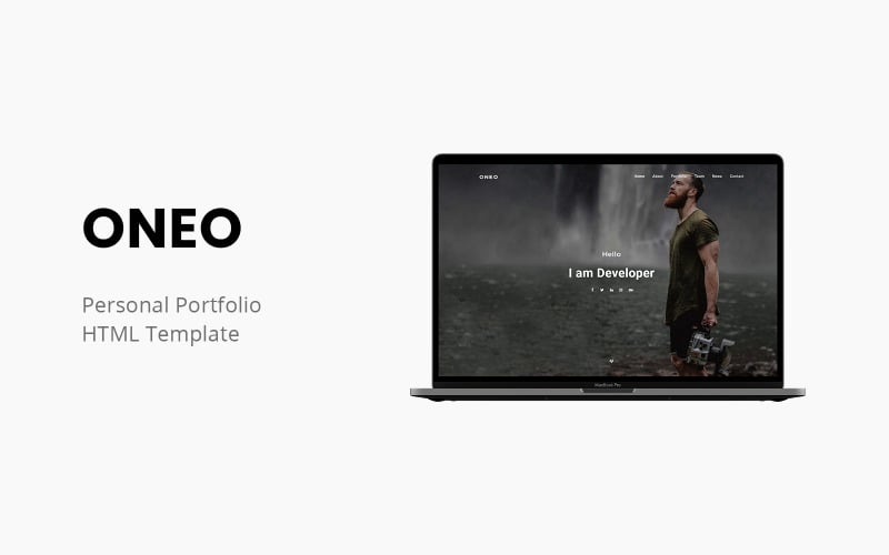 oneo premium personal portfolio template original