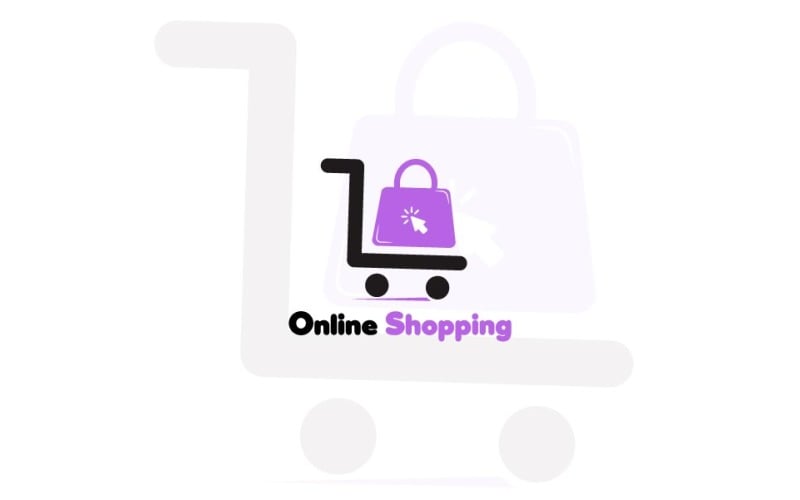 online shopping store logo template original