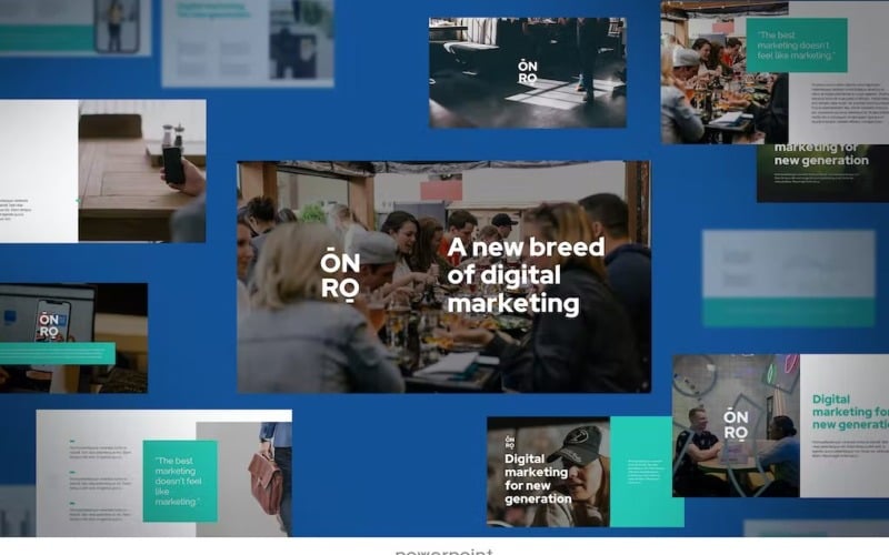 onro digital marketing powerpoint template original