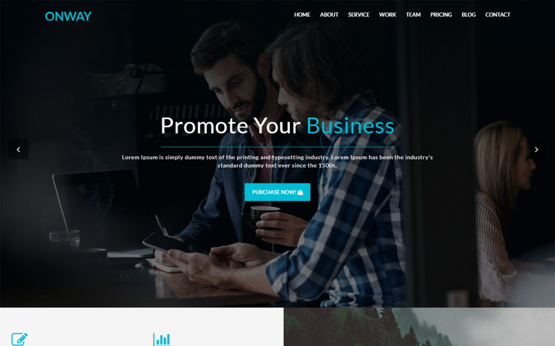 onway digital marketing agency landing page template original