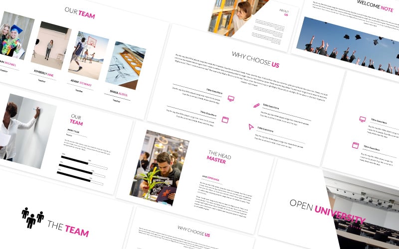open university powerpoint template original