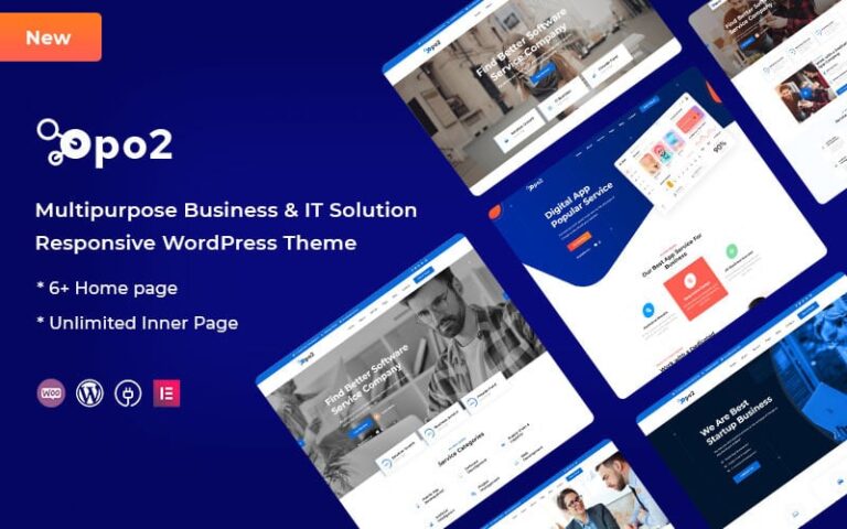opo multipurpose business and it solution wordpress theme original