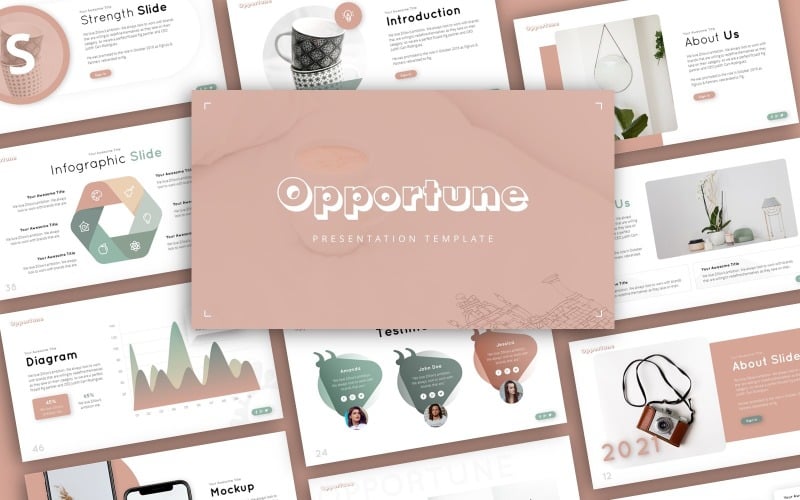 opportune multipurpose presentation powerpoint template original