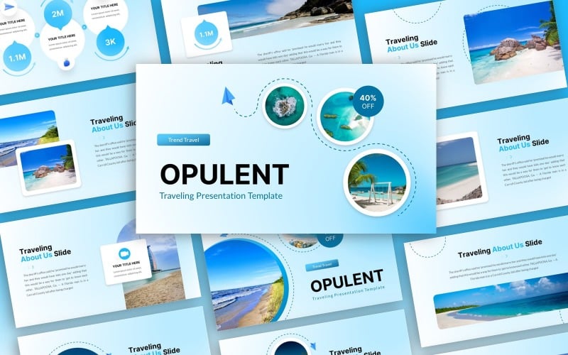 opulent traveling multipurpose powerpoint template original