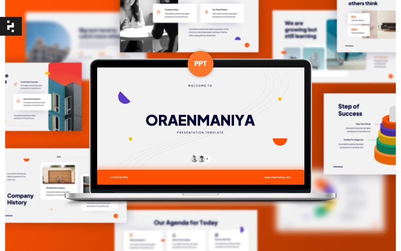 oraenmaniya business marketing ppt template original